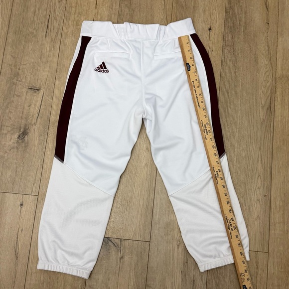 Bulldogs Mississippi State University Adidas Burgundy and White Softball Uniform - Picture 12 of 16